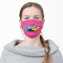 Retro 80's "Believe In Wonder" Graphic Adult Cloth Face Mask