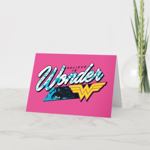 Retro 80s Believe In Wonder Graphic Card