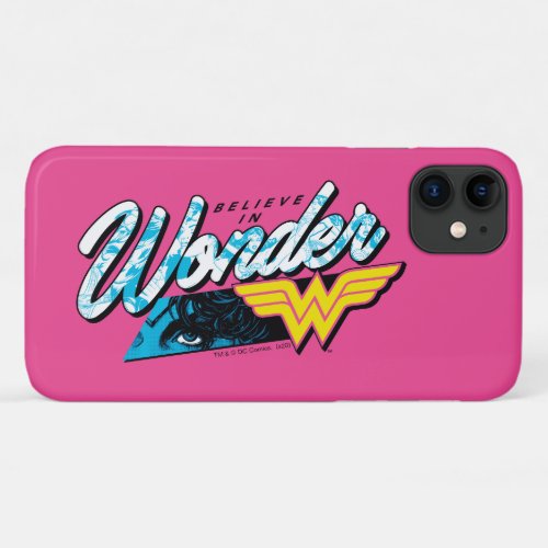 Retro 80s Believe In Wonder Graphic iPhone 11 Case