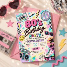 Retro 80s Birthday