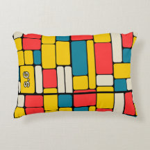 Retro 80s bold geometric modern bright