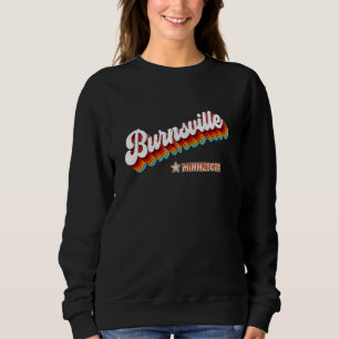 Retro 80s Burnsville Minnesota Mn Sweatshirt