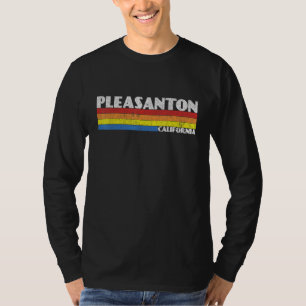 Retro 80s California CA Souvenir Pleasanton T-Shirt