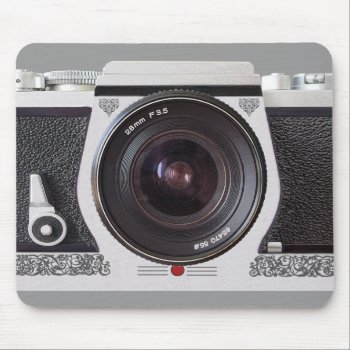 Retro 80s Camera Effect On A Mouse Mat by DigitalDreambuilder at Zazzle