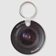 Retro 80s Camera Lens On A Keyring at Zazzle