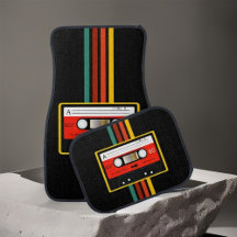 Retro 80s Cassette Tape Design