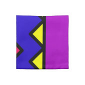 Retro 80s Color Block Cloth Napkin (Quarter Fold)