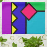 Retro 80s Color Block Towel