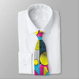 Retro 80s Custom Tie – Elegant Fashion