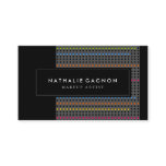 Retro 80's Makeup Artist Business Card