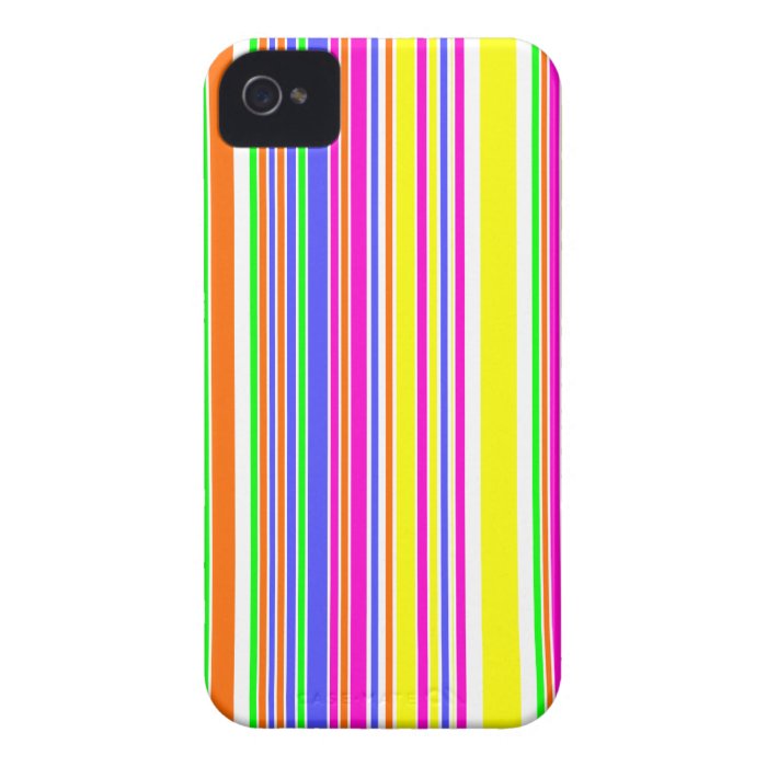 Retro 80s Neon Stripe iPhone 4 Covers