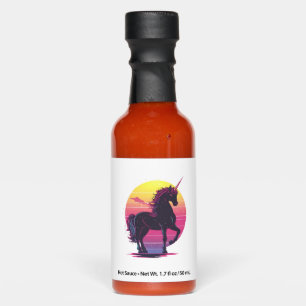 Retro 80s Neon Unicorn (1) Hot Sauces