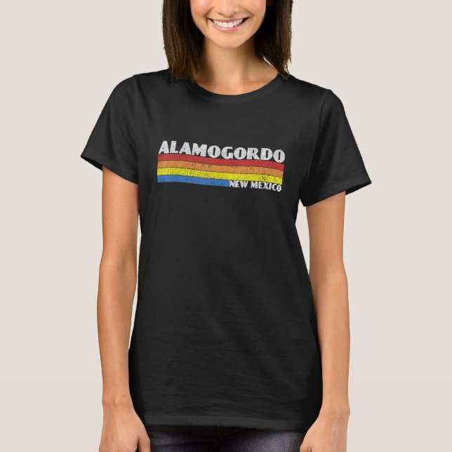 Retro 80s New Mexico NM Souvenir Alamogordo T-Shirt (Front)