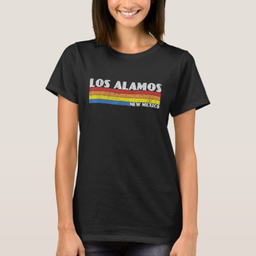 Retro 80s New Mexico NM Souvenir Los Alamos T_Shirt