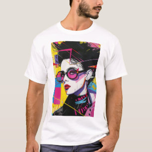 Retro 80s Pop Culture Pop Art Style T-Shirt