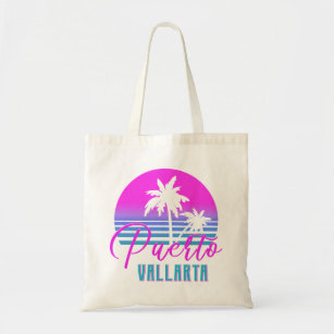 Retro 80s Puerto Vallarta Tote Bag