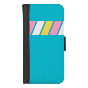 Retro 80s Stripes iPhone 8/7 Wallet Case