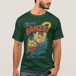Retro 80s-style waterpark BANZAI ORLANDO, FLORIDA T-Shirt