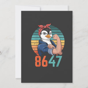 Retro 8647 Is It 2028 Yet Anti Trump Penguin Announcement