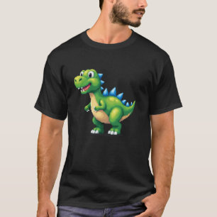 Retro 8 Bit T Rex Pixel Art Vintage Gamer Dinosaur T-Shirt
