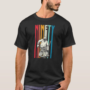 Retro 90 Year Old Ice Hockey Goalie 90th Birthday  T-Shirt