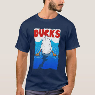 Retro 90s Duck Butt Pun Meme Men Women Funny Duck T-Shirt