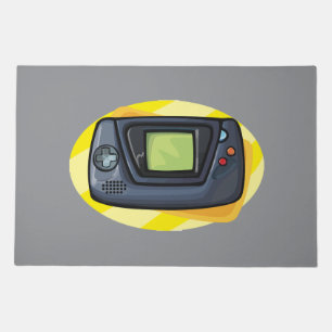Retro 90s Handheld Game Console Gamer Doormat