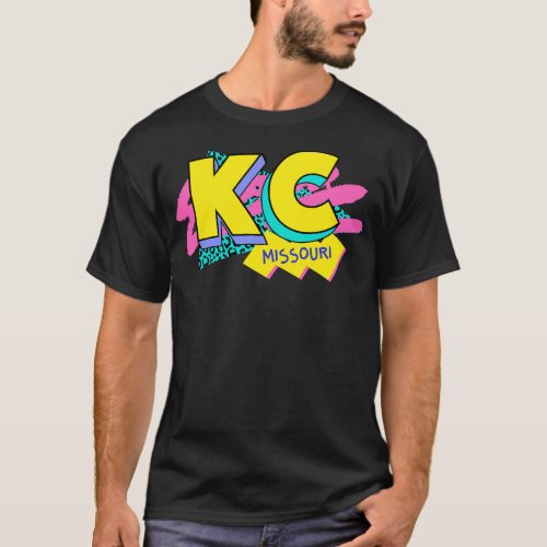 Retro 90s Kansas City KC Rad Memphis Style 90s Vib T_Shirt