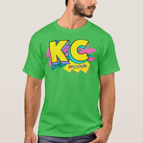 Retro 90s Kansas City KC Rad Memphis Style 90s Vib T_Shirt