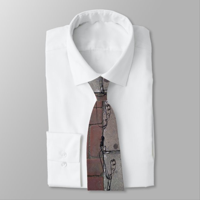 Retro 90's Music Tie. Rock, Heavy, Punk, Metal, Neck Tie (Tied)