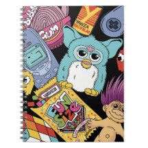 Retro 90s Nostalgia Doodle Pattern Toy and Tech