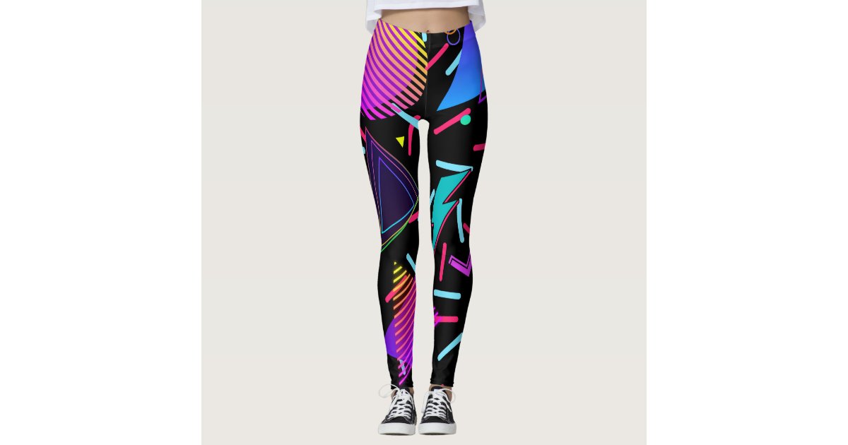 Purple 90s Workout Leggings for Women, Printed 90s Clothes, Memphis  Geometric / Shapes 90s Pattern Leggings, 90s Theme Pants, 90s Lover Gift -   Canada