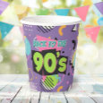 Retro 90's Party Paper Cups