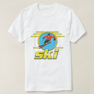 Retro 90s ski logo T-Shirt
