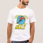 Retro 90s ski logo T-Shirt (Front)
