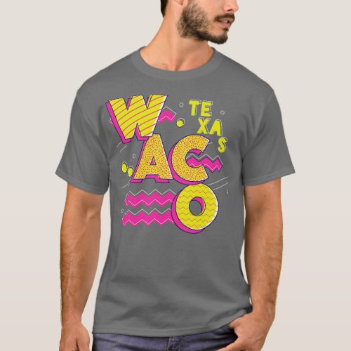 Retro 90s Waco Texas T_Shirt