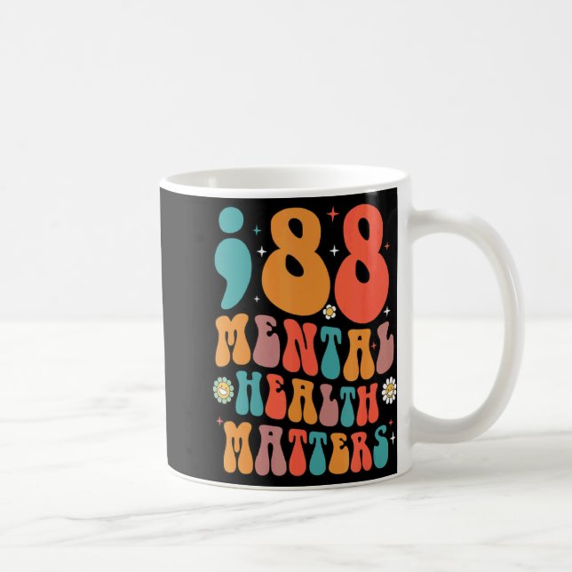 Retro 988 Mental Health S Suicide Prevention  Coffee Mug (Right)