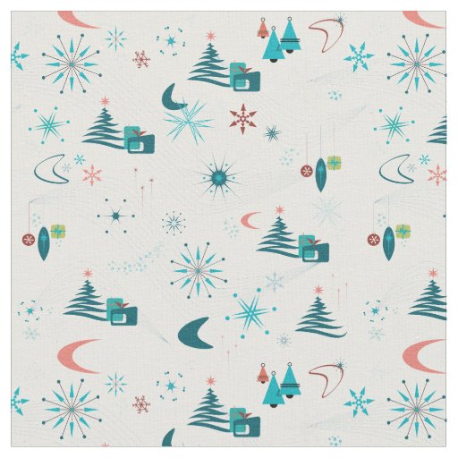 Retro A Go-Go Christmas Fabric