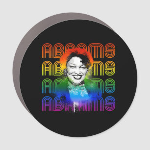 Retro Abrams Pride Car Magnet
