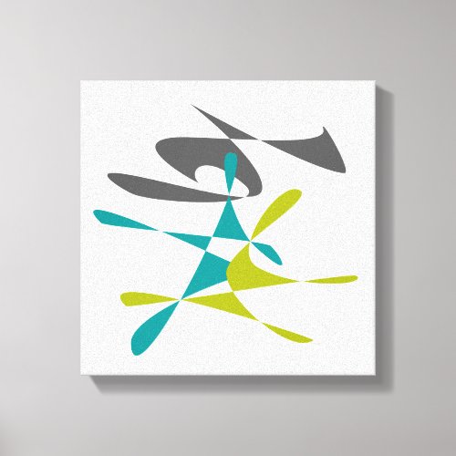 Retro Abstract 3 Canvas Print