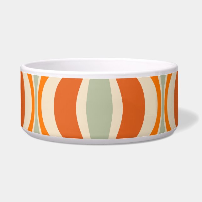Retro Abstract: 50s-60s Seamless Style Bowl (Front)