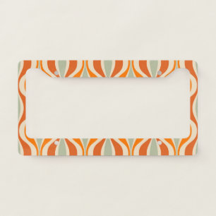 Retro Abstract: 50s-60s Seamless Style License Plate Frame