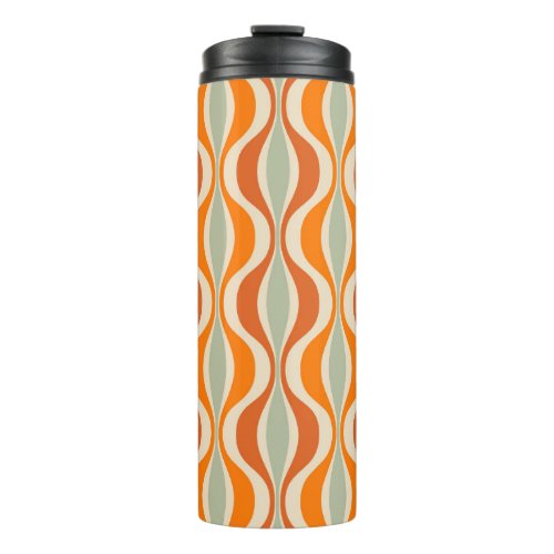 Retro Abstract 50s_60s Seamless Style Thermal Tumbler