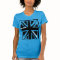 Retro abstract black union jack design