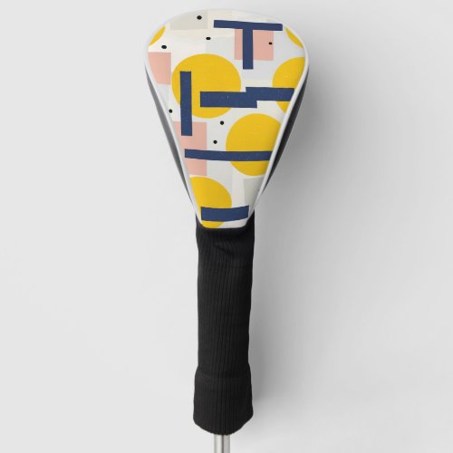 Retro Abstract Brushstroke (12) Golf Head Cover