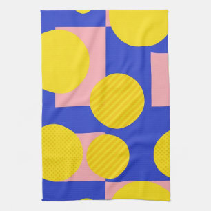 Retro Abstract Brushstroke (13) Kitchen Towel