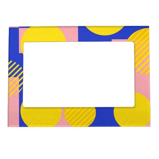 Retro Abstract Brushstroke (13) Magnetic Frame (Front)