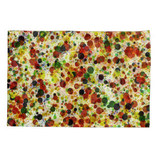 Retro Abstract Circles & Dots Pillow Case