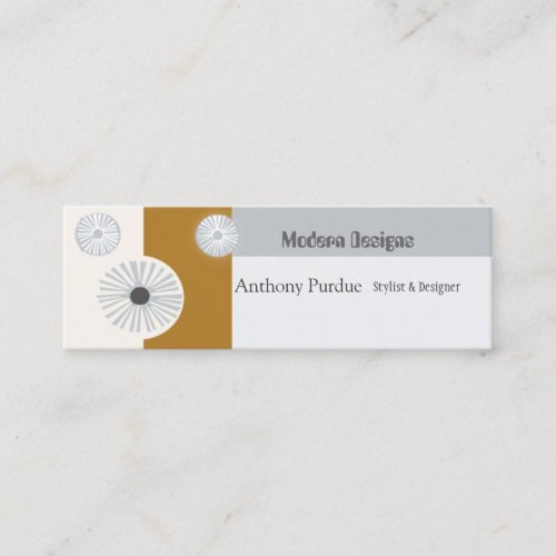 Retro Modern Mid-Century Business Cards