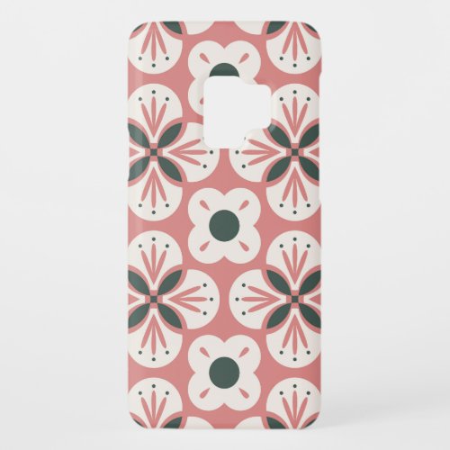 Retro Abstract Floral Seamless Pattern Case_Mate Samsung Galaxy S9 Case